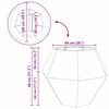 vidaXL Taimekast Valge 100 x 100 x 80 cm Teras