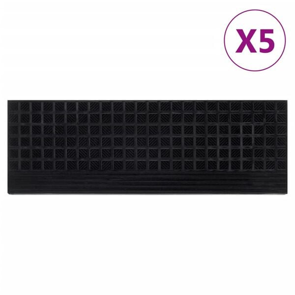 vidaXL trepiastme matt 5 tk, 25 x 75 cm, kumm