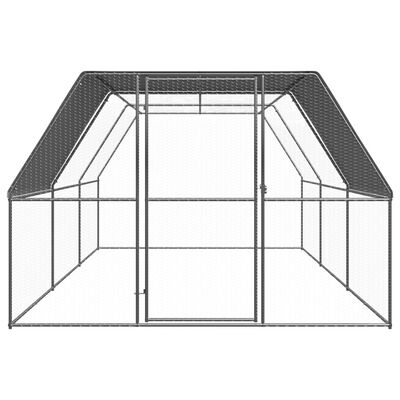 vidaXL kanapuur, 3 x 6 x 2 m, tsingitud teras