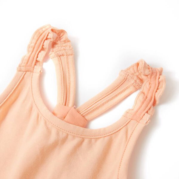 Laste top, heleoranž, 104