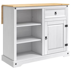 vidaXL K&ouml;&ouml;gik&auml;ru sahtliga 2 pcs Valge ja Meep&otilde;hi 112 x 70 x 91,5 cm