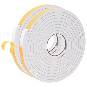 vidaXL Iselihkuv vahtlint 2 pcs Valge 20mm x 5m CR Vaht