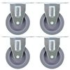 vidaXL fikseeritud rattad 4 tk, 75 mm