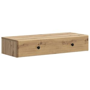 vidaXL Seinale kinnitatav k&uuml;lglaud Artisan tamm 87,5 x 34,5 x 17 cm