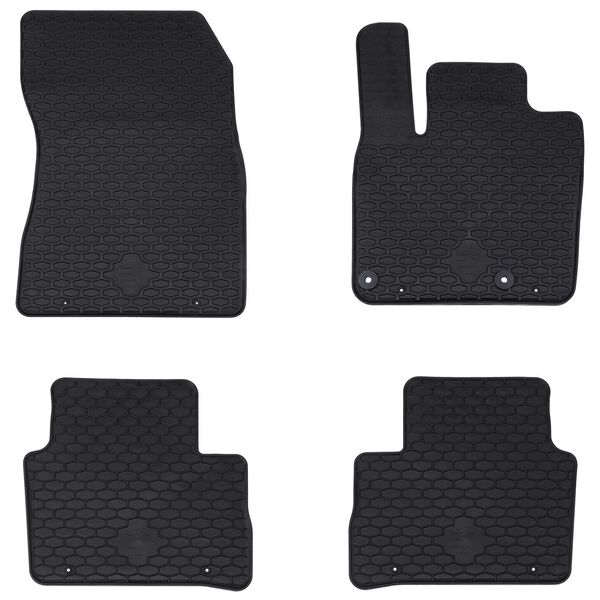 vidaXL Auto matt 4 pcs Must sobivad Nissan QASHQAI-le TPE