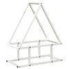 vidaXL K&uuml;ttepuurest valge 50x25x60 cm k&uuml;lmvaltsitud teras