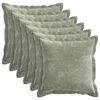 vidaXL Diivanipadi 6 pcs HOUTEN Roheline 40 x 40 cm &Scaron;en&uuml;&uuml;lfabric