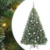 vidaXL Tehisj&otilde;ulupuu koos 300 LED-iga Roheline 180 cm PE ja PVC