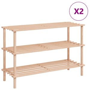 vidaXL 3-korruseline kingariiul, 2 tk, nulupuit