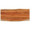 vidaXL lauaplaat 140x60x3,8 cm ristk&uuml;lik akaatsiapuit naturaalne serv