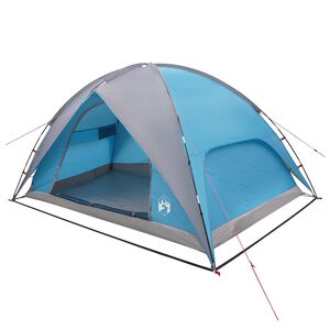 vidaXL Telk vihmakattega, veekindel Kuppel Sinine 360 x 245 x 185 cm