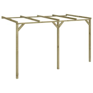 vidaXL lehtla-varikatus 2 x 4 x 2,2 m, puit