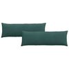 vidaXL Diivanipadjad 2 pcs Tume rohelise 120 x 40 cm Korter kangas