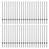 vidaXL Maatrikse posti 44 pcs Hall 160 cm Pulberv&auml;rvitud teras