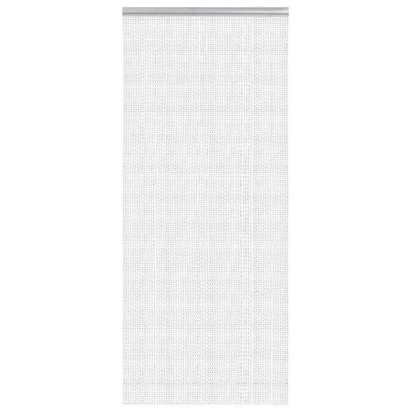 vidaXL kettidest putukav&otilde;rk uksele, 90x212 cm, alumiinium