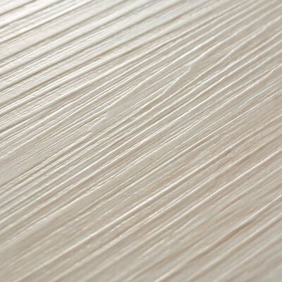 vidaXL iseliimuvad PVC-põrandaplaadid 2,51 m², 2 mm, tamm, valge