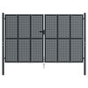 vidaXL aiavärav, antratsiithall, 300 x 175 cm, teras