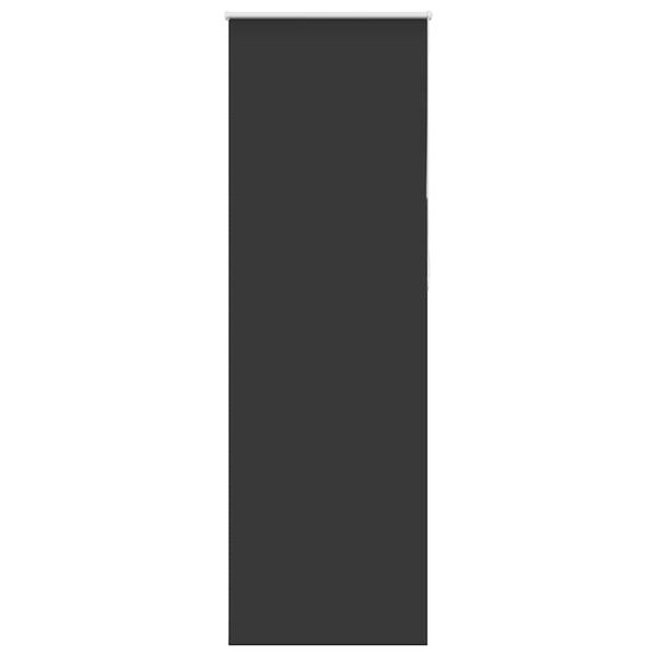 vidaXL pimendav ruloo must 85x210 cm kanga laius 80,7 cm pol&uuml;ester