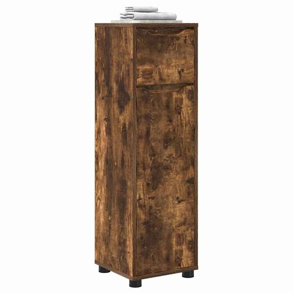 vidaXL Vannitoa kapp Suitsetatud tamm 30,5 x 30 x 101 cm Tehispuit