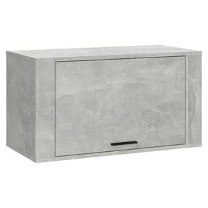 vidaXL seinale kinnitatav kingakapp, betoonhall, 70x35x38 cm tehispuit
