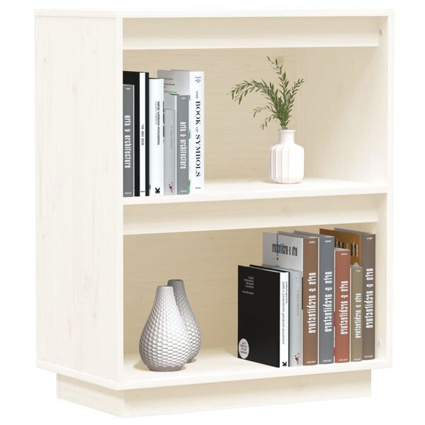 vidaXL konsoolkapp, valge, 60 x 34 x 75 cm, männipuit