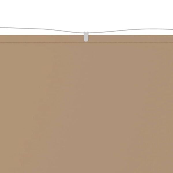vidaXL vertikaalne varikatus, pruunikas 180 x 1200 cm, Oxfordi kangas