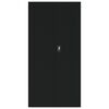 vidaXL dokumendikapp, must, 90 x 40 x 180 cm, teras