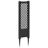 vidaXL Trellis okkaga Antratsiit 43 x 6 x 165 cm PP