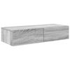 vidaXL seinariiul sahtlitega, hall sonoma tamm, 80x33x17 cm, tehispuit