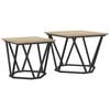vidaXL Abilaudade komplekt 2 tk Sonoma tamm 50 x 50 x 40 cm