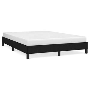 vidaXL voodiraam ilma madratsita, must, 140x190 cm, kangas