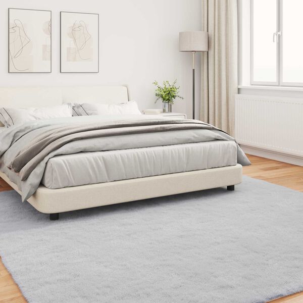 vidaXL Kunstlik K&uuml;&uuml;liku Karv Mat Olite Hall 200 x 200 cm Pol&uuml;ester