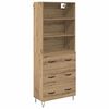 vidaXL K&otilde;rgushein 2 pcs K&auml;sit&ouml;&ouml;puu 69,5 x 34 x 180 cm Tehispuit