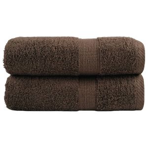 vidaXL premium-klassi pesur&auml;tikud SOLUND 2 tk pruunid 30 x 30 cm 600 g/m&sup2;