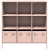 vidaXL Highboard Pink 101,5x39x103,5 cm Teras
