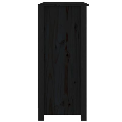 vidaXL puhvetkapp, must, 70 x 35 x 80 cm, männipuit