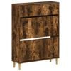 vidaXL Kinga kapp DELFT 78 x 24 x 103 cm Tehispuit Suitsutatud tamm