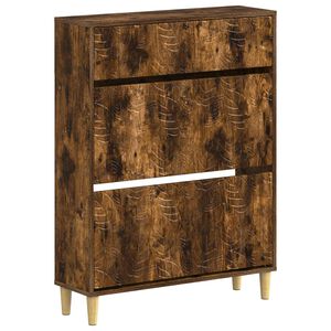 vidaXL Kinga kapp DELFT 78 x 24 x 103 cm Tehispuit Suitsutatud tamm