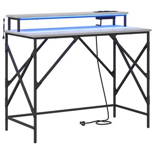 vidaXL Laud Hall Sonoma 100 x 50 x 86,5 cm Tehispuit