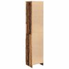 vidaXL Highboard Old Wood 37,5x35x180 cm Engineered Wood
