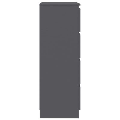 vidaXL puhvetkapp, hall, 60x35x98,5 cm, tehispuit