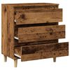 vidaXL puhvetkapp Old Wood 60x35x70 cm Engineered Wood