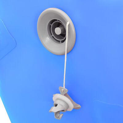 vidaXL täispumbatav võimlemisrull pumbaga 100x60 cm PVC sinine