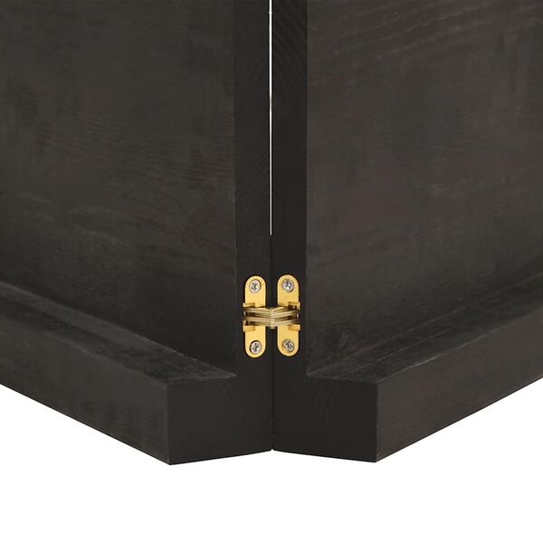 vidaXL lauaplaat, tumepruun, 220x40x(2-6) cm, töödeldud täispuit