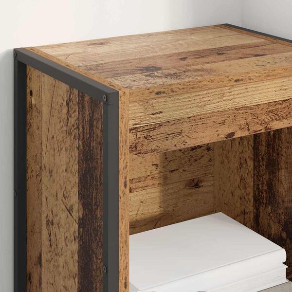 vidaXL Raamaturiiul Vana puit 80 x 30 x 155 cm Tehispuit