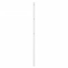 vidaXL metallist voodipeats, valge, 90 cm