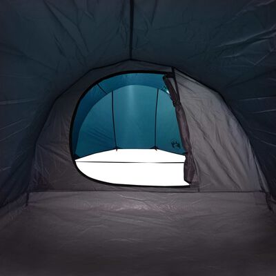 vidaXL matkatelk 4 inimesele, tunnel, sinine, veekindel