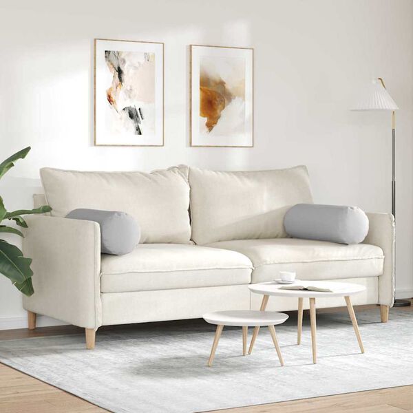 vidaXL Padjad 2 pcs Pilvine hall &Oslash; 25 x 70 cm kangas