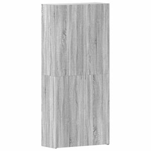 vidaXL Kinga kapp riiuliga uksega Hall 80 x 35.5 x 180 cm Tehispuit