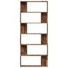 vidaXL raamatukapp Vana puit 80x24x192 cm Engineered Wood